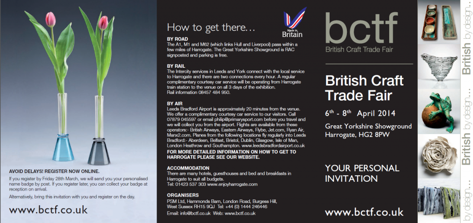 British Craft Trade Fair Harrogate British Craft Trade Fair Harrogate